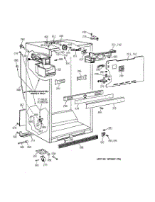 03 - Cabinet Parts parts for Ge Refrigerator TBX22JIXFRWW from AppliancePartsPros.com