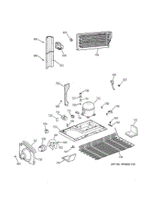 06 - Unit Parts parts for Ge Refrigerator TBX22JIXFRWW from AppliancePartsPros.com
