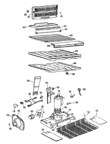 Unit parts for Ge Refrigerator TBX21PKC from AppliancePartsPros.com