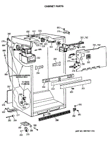 03 - Cabinet Parts parts for Ge Refrigerator TBX24JASKRAD from AppliancePartsPros.com