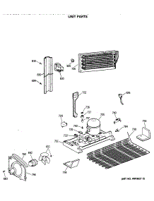 06 - Unit Parts parts for Ge Refrigerator TBX24JASKRAD from AppliancePartsPros.com