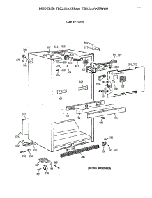 03 - Cabinet Parts parts for Ge Refrigerator TBX22JAXERAA from AppliancePartsPros.com