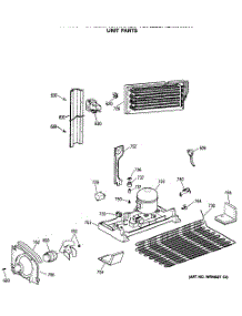 06 - Unit Parts parts for Ge Refrigerator TBX22JASMRWH from AppliancePartsPros.com