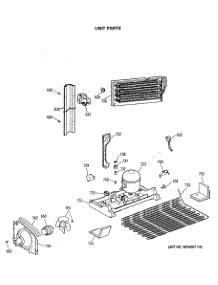 06 - Unit Parts parts for Ge Refrigerator TBX21MASRRWH from AppliancePartsPros.com