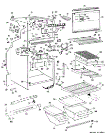 02 - Section2 parts for Ge Refrigerator TBX20PJBR from AppliancePartsPros.com