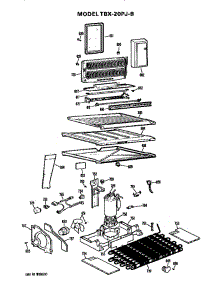 Unit parts for Ge Refrigerator TBX20PJB from AppliancePartsPros.com