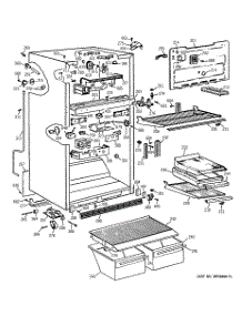 02 - Cabinet Parts parts for Ge Refrigerator TBX21PKCR from AppliancePartsPros.com