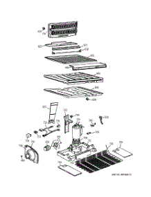 03 - Unit Parts parts for Ge Refrigerator TBX21PKCR from AppliancePartsPros.com