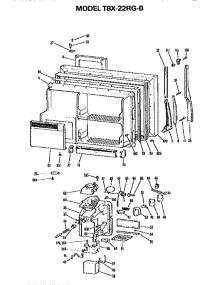 Freezer Door parts for Ge Refrigerator TBX22RGB from AppliancePartsPros.com