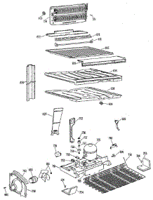 Unit parts for Ge Refrigerator TBX21KMT from AppliancePartsPros.com