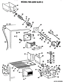 Ice Bucket / Auger parts for Ge Refrigerator TBX22RFC from AppliancePartsPros.com