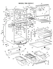 02 - Section2 parts for Ge Refrigerator TBX23CHCR from AppliancePartsPros.com