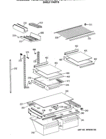04 - Shelf Parts parts for Ge Refrigerator TBX21MASMRWH from AppliancePartsPros.com
