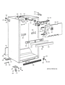 03 - Cabinet Parts parts for Ge Refrigerator TBX21MAZBRAA from AppliancePartsPros.com