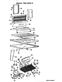 Unit parts for Ge Refrigerator TBX23ZGB from AppliancePartsPros.com