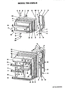 Doors parts for Ge Refrigerator TBX23ZGB from AppliancePartsPros.com