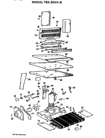 Unit parts for Ge Refrigerator TBX20VHB from AppliancePartsPros.com