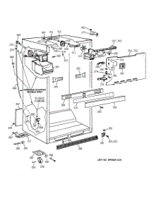 03 - Cabinet Parts parts for Ge Refrigerator TBX22VAZLRWW from AppliancePartsPros.com