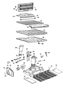 Unit parts for Ge Refrigerator TBX21KKC from AppliancePartsPros.com