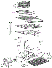 Unit parts for Ge Refrigerator TBX21TLJ from AppliancePartsPros.com