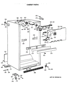 03 - Cabinet Parts parts for Ge Refrigerator TBX21DASRRAD from AppliancePartsPros.com