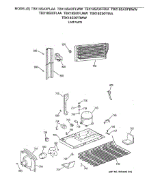 06 - Unit Parts parts for Ge Refrigerator TBX18SIXFRAA from AppliancePartsPros.com