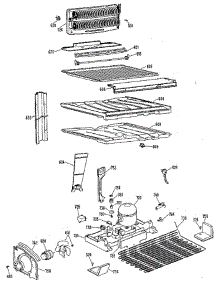 Unit parts for Ge Refrigerator TBX21TLF from AppliancePartsPros.com