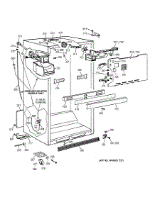 03 - Cabinet Parts parts for Ge Refrigerator TBX19VIZNRAA from AppliancePartsPros.com