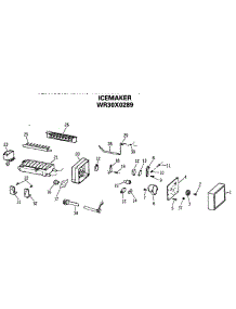 07 - Icemaker parts for Ge Refrigerator TBX18SISARAD from AppliancePartsPros.com