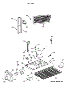 06 - Unit Parts parts for Ge Refrigerator TBX21JATCRWW from AppliancePartsPros.com
