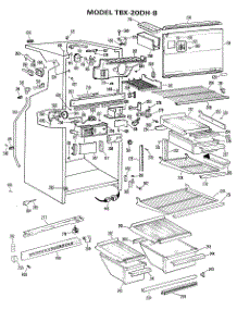 02 - Section2 parts for Ge Refrigerator TBX20DHBR from AppliancePartsPros.com