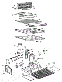 Unit parts for Ge Refrigerator TBX19ZKB from AppliancePartsPros.com