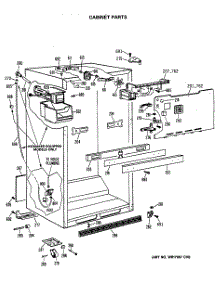03 - Cabinet Parts parts for Ge Refrigerator TBX21GASMRWH from AppliancePartsPros.com