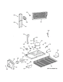06 - Unit Parts parts for Ge Refrigerator TBX21IAZHRWW from AppliancePartsPros.com