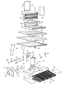 03 - Section3 parts for Ge Refrigerator TBX18SHBR from AppliancePartsPros.com
