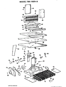 Unit parts for Ge Refrigerator TBX18ZHB from AppliancePartsPros.com