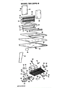 Unit parts for Ge Refrigerator TBX20PGB from AppliancePartsPros.com