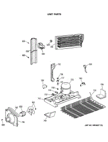 06 - Unit Parts parts for Ge Refrigerator TBX18SISARWH from AppliancePartsPros.com