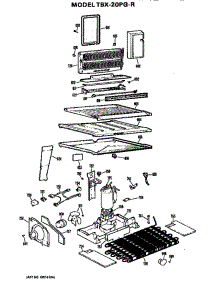 Unit parts for Ge Refrigerator TBX20PGR from AppliancePartsPros.com