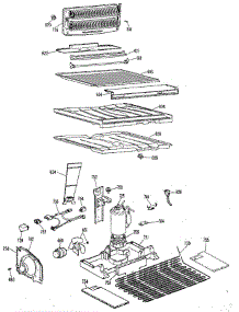 Unit parts for Ge Refrigerator TBX21PKER from AppliancePartsPros.com