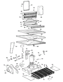 03 - Section3 parts for Ge Refrigerator TBX19THBR from AppliancePartsPros.com