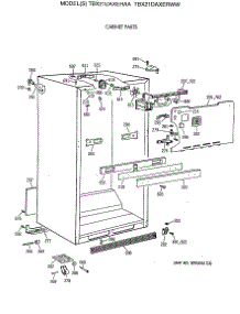 03 - Cabinet Parts parts for Ge Refrigerator TBX21DAXERWW from AppliancePartsPros.com