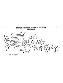 Icemaker parts for Ge Refrigerator TBX21TLGRAD from AppliancePartsPros.com
