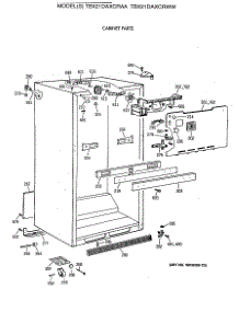 03 - Cabinet Parts parts for Ge Refrigerator TBX21DAXCRAA from AppliancePartsPros.com