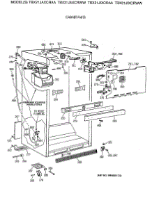 03 - Cabinet Parts parts for Ge Refrigerator TBX21JIXCRWW from AppliancePartsPros.com
