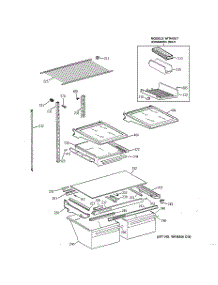 04 - Shelf Parts parts for Ge Refrigerator TBX22VIZLRWW from AppliancePartsPros.com