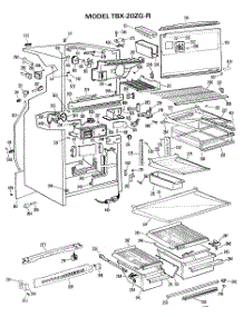 02 - Section2 parts for Ge Refrigerator TBX20ZGRR from AppliancePartsPros.com