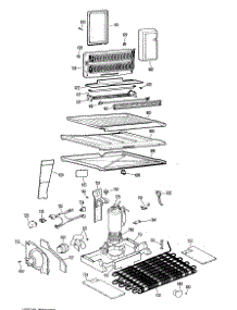 03 - Section3 parts for Ge Refrigerator TBX20ZGRR from AppliancePartsPros.com