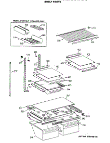04 - Shelf Parts parts for Ge Refrigerator TBX21JATMRAD from AppliancePartsPros.com