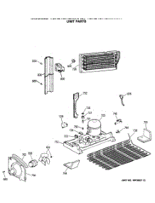 06 - Unit Parts parts for Ge Refrigerator TBX21DASMRAD from AppliancePartsPros.com